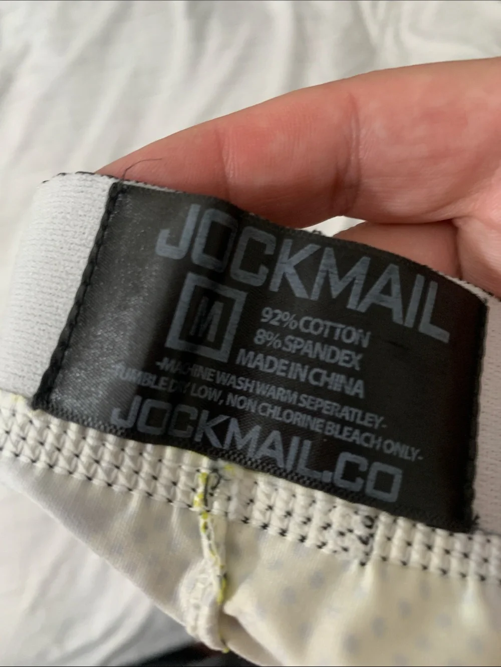 JOCKMAIL Men’s Tiger Graphic Briefs in Red and Black